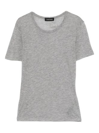 Anine Bing Sylvie short-sleeve crew neck T-shirt - Grey
