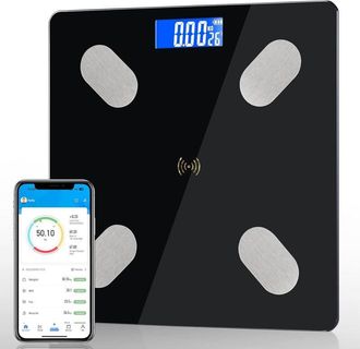 OEM Balanza Inteligente Para Ba&ntilde;o, Ultra Alta Precisi&oacute;n, Mide 12 Indicadores (peso, Porcentaje De Grasa Corporal, Etc.), Compatible Con Ios/android