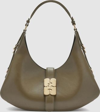 Ganni Sac Kat Small Butter Military Olive