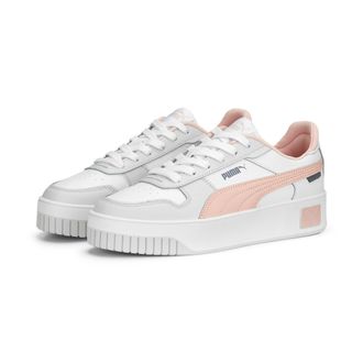Puma Sneaker PUMA CARINA STREET, Damen, Gr. 37,5, rosa (puma wei&szlig;, rose dust, feather gray), unifarben, Schuhe Sneaker