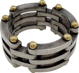 Tiffany & Co. Silver 925 White Gold Band Ring (Pre-Owned)