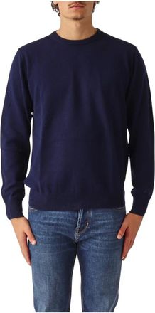 MC2 Saint Barth Truien & Vesten, Heren, Blauw, S, Wol, Regent Sweater