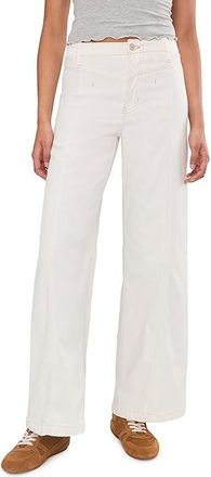 Free People We The Free Libre Wide-Leg Jeans Womens Clothing Island Lights : 25, Cotton/Denim/Elastane