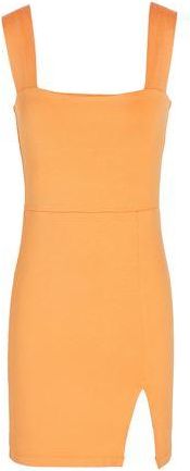 8 by YOOX JERSEY SQUARE-NECK MINI DRESS