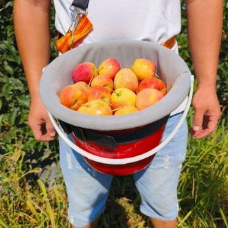 OEM Cesta Port&aacute;til Para Recoger Fruta Con Correa Ajustable Para Una Recolecci&oacute;n C&oacute;moda De Cerezas, Ar&aacute;ndanos Y Tomates - Herramienta De Jardiner&iacute;a