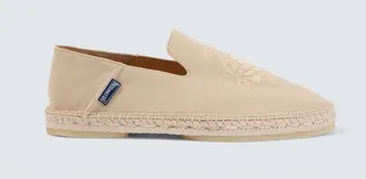 Vilebrequin Embroidered canvas espadrilles