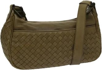 Bottega Veneta Pre-owned Shoulder Bags, female, Green, Size: ONE SIZE Pre-owned Vintage Shoulder Bag