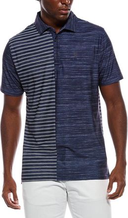Ben Sherman M&eacute;lange Stripe Colorblock Tech Jersey Polo Shirt