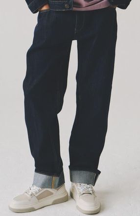Mania Straight-fit Fashion Jeans in Dark Blue at Nordstrom, Size 28