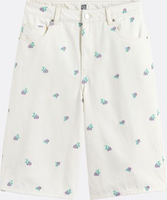 La Redoute Collections Bermuda met geborduurde bloemen