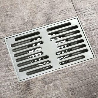 OEM Drain Al Suelo - Salida Cuadrada Empotrable Para Ducha Cocina S&oacute;tano Ba&ntilde;o - Metal Anti-corrosi&oacute;n - 1 Unidad