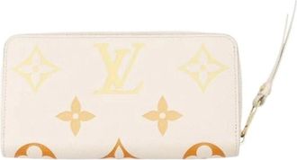 Louis Vuitton Pre-owned Monogram Empreinte Long wallet (bi-fold) - Dames - Vintage Accessoires - Wit - ONE Size - Vintage