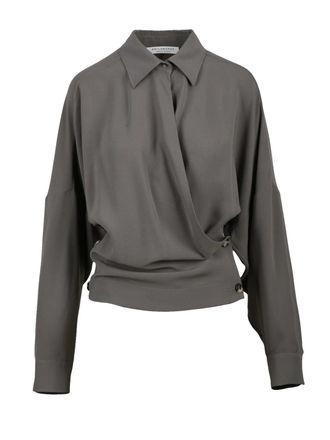 Philosophy di Lorenzo Serafini Khaki Womens Blouse