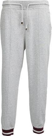 Brunello Cucinelli Drawstring Sweatpants in Grey Cotton