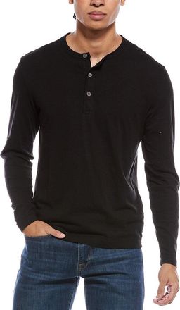 Todd Snyder Todd Snyder Black Non Slub Henley Shirt