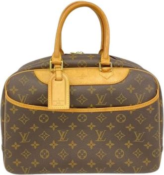Louis Vuitton Pre-owned Handbags, female, Brown, Size: ONE SIZE Pre-owned Deauville Handbag