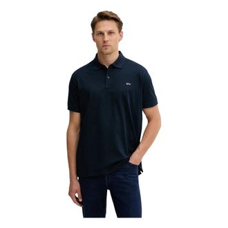 Paul & Shark Polo in cotone a doppio piqu&eacute; - - Tops - Uomo - Blu - L