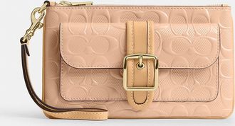 Coach Ashton Wristlet In Signature Leather