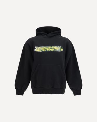 Balenciaga Messy Spray Hoodie Male XS