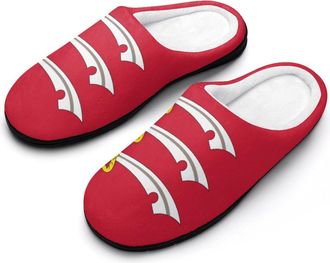 Generic Flag of Essexs Mens House Slippers Memory Foam Washable Cotton Slip on Home Shoes