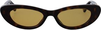 Bottega Veneta Oval Sunglasses Bv1447 S 002