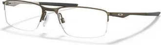 Oakley 54mm Rectangle optical glasses in Grey at Nordstrom