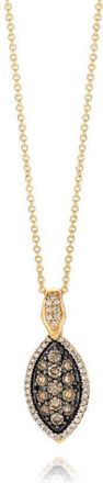 Le Vian Ladies Chocolate Diamond Necklaces set in 14K Honey Gold