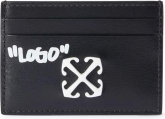 Off-white Portacarte Jitney Quote - Nero