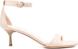 AGL Annabel Sandalen - Dames - Sandalen met hakken - Beige - 39 EU - Schoenen