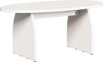 vidaXL Vidaxl - Coffee Table White 80 x 40 x 35 cm Solid pine wood