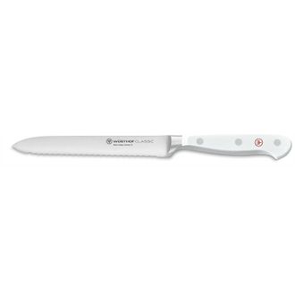 W&uuml;sthof Classic White 5 Inch Serrated Knife