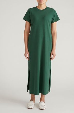 Universal Standard Halie Maxi T-Shirt Dress in Conifer Green at Nordstrom, Size 2Xl