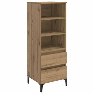 vidaXL Aparador Alto Roble Artisan 40 X 36 X 110 Cm Vidaxl