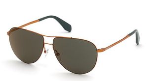 adidas OR0004 36L Mens Sunglasses Brown Size 58