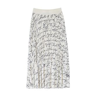 Karl Lagerfeld Donna, Gonne, Bianco, M, new