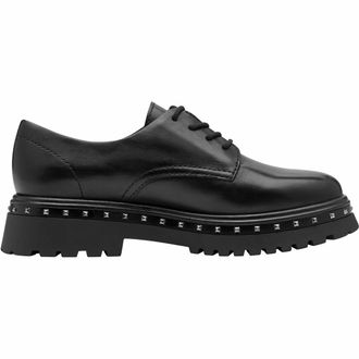 Tamaris Derbys met leren studs