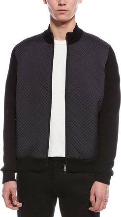 Raffi Chevron Quilted Wool-Blend Jacket