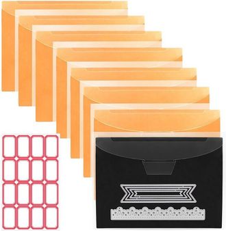 OEM Bolsa De Almacenamiento Para 8 Sellos Y Troqueles Y L&aacute;mina Magn&eacute;tica - Set De Almacenamiento Para Troqueles De Corte, Scrapbooking Y Almacenamiento De