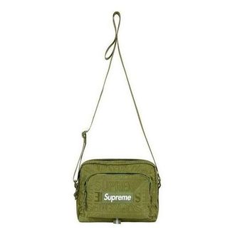 SUPREME Shoulder Bag Olive Green SUP-SS19-030