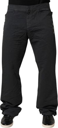 Just Cavalli Straight Fit Mid Waist blue Trouser Mens Jeans