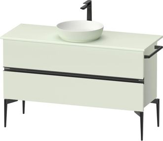 Duravit Duravit - Sivida Consola Mueble Bajo Lavabo, 2 Cajones, Tirador