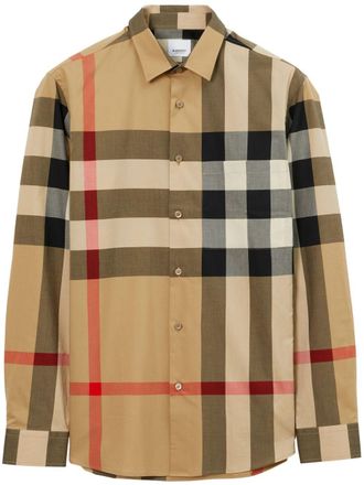 Burberry Check Cotton Shirt