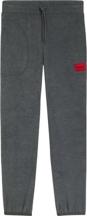 HUGO BOSS Jogging Confort Molleton - Heren - Sweatpants - Grijs - L - Polyester - Broeken
