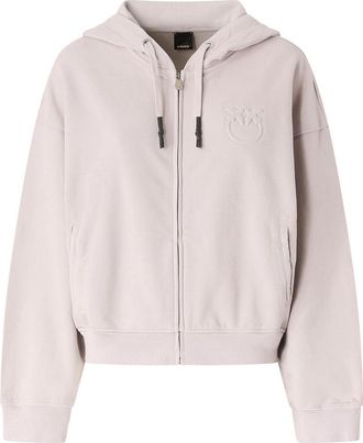 Pinko Cotton Zip-Up Sweatshirt