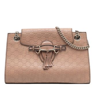 Gucci Tweedehands Grote Guccissima Emily Schoudertas