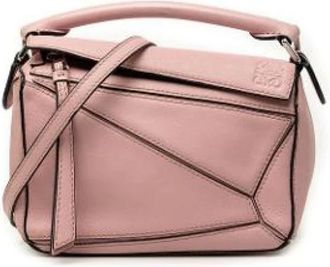 Loewe Pre-owned Mini Puzzle Satchel - - Pre-owned - Donna - Rosa - ONE SIZE