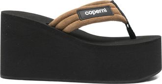 Coperni Platform Sandals With Logo Plaque