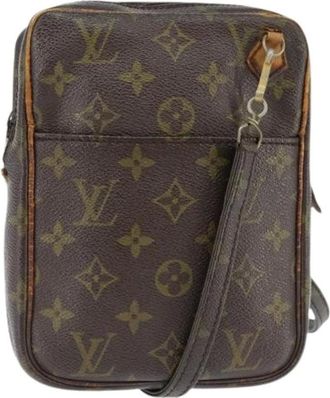 Louis Vuitton Pre-owned Cross Body Bags, female, Brown, Size: ONE SIZE Pre-owned Vintage Canvas Cross Body Bag