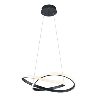 Reality Suspensi&oacute;n Moderna Curso Antracita Negro Led Regulable 27w &Oslash;60 Cm Trio Iluminaci&oacute;n
