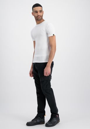 Alpha Industries T-Shirt ALPHA INDUSTRIES X-Fit Rib T-Shirt, Herren, Gr. 3XL, weiss (wei&szlig;), Obermaterial: 50% Baumwolle, 50% Polyester, Shirts T-Shirt